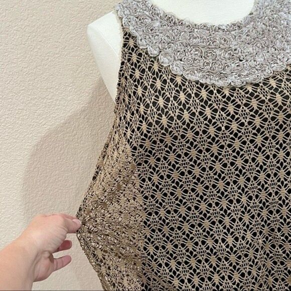 Vintage Crochet Sleeveless Top Small - Picture 8 of 13